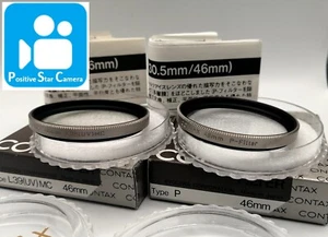 🎦✨Unused✨ Contax 46mm MC UV L39 & P filter For G1 G2 Lens Biogon Planar Sonnar - Picture 1 of 11