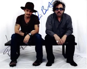 Johnny Depp Tim Burton autographed 11x14 Picture signed Photo Pic includes COA - Picture 1 of 1