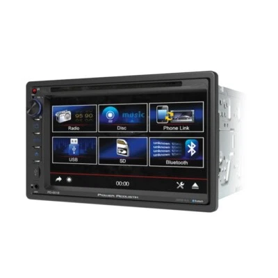 Power Acoustik PD-651B Double Din Car Stereo Receiver Bluetooth Touchsreen Radio