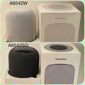 Altavoz inteligente Apple HomePod - blanco (o) gris espacial (artículos 100% auténticos) - Imagen 1 de 9