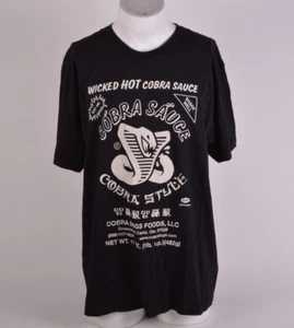 NUEVO SIN ETIQUETAS CAMISETA MANGA CORTA PARA HOMBRE COBRA PERROS SALSA COBRA $20 negra - Imagen 1 de 1