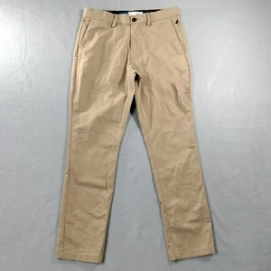 Old Navy Ultimate Tech Slim Tan Khaki Pants Mens Size Actual 30x28 - Picture 1 of 6