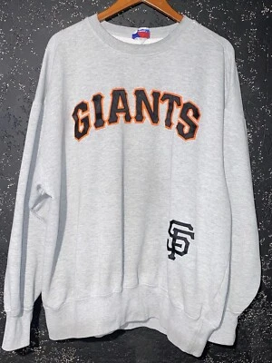 VTG San Francisco Giants Grey Crewneck Sweater XXL 27x30 - Image 1 of 4