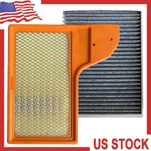 For Ford Mustang 15-17 3.7L 15-21 5.0L New Engine & Carbon Cabin Air Filter Set  - Picture 1 of 10