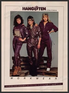 Hang Ten Clothing 1980s Print Advertisement 1981 Daisy of California Workwear - Picture 1 of 1