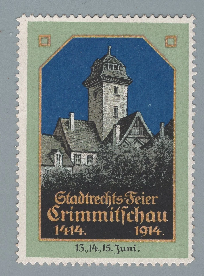 ES0269 Poster stamps: Crimmitschau 1914 Fair - Image 1 of 1