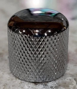 IBANEZ SR300 DX BASS GUITAR KNOB - CHROME DOME - FULL SIZE PUSH ON - Picture 1 of 6