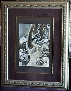 Original Watercolor Painting Apollo & Nude Daphne Signed By Listed Artist Framed - Picture 1 of 7