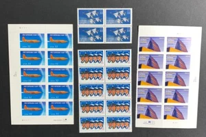 U.S. Stamps Air Force, Flight & Women. SC #3167, 3173, 3174, 3838 Blocks - Picture 1 of 5