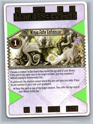 The Eye of Judgment Ninja Fate Enhancer #199 Sony PS3 Biolith Rebellion Set 2 - Image 1 of 2