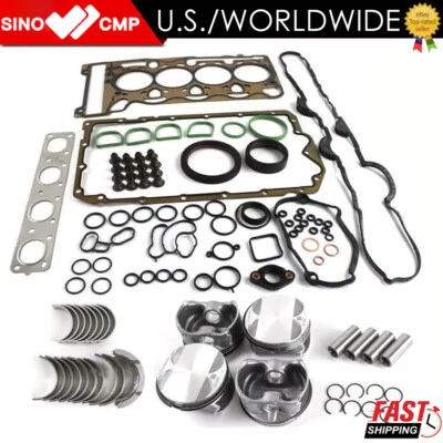 N46 Engine Overhaul Kit fit for BMW 318i 120i 320i 520i E88 E60 X1 X3 Z4 2.0L🚗 Foto 1 de 4