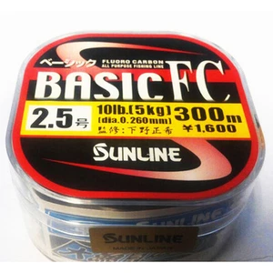 Sunline Basic FC Fluorocarbon Line Fishing Clear 4~20lb Carbon - Picture 1 of 3