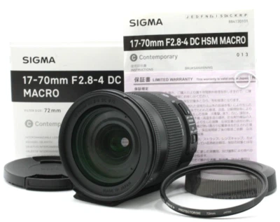 Video[N Mint+] SIGMA 17-70mm F2.8-4 DC OS HSM Macro Canon EF-S Mount From Japan - Image 1 of 4