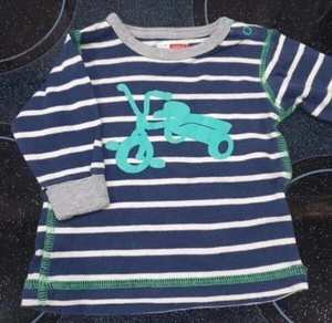 Dunkelblau gestreifter "Dreirad" Pullover - Gr.56 - name it - neuwertig - Bild 1 von 1
