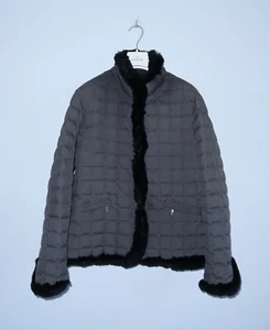 DUVETICA Womens Gray Buttons Down Jacket Size 46 - Picture 1 of 10
