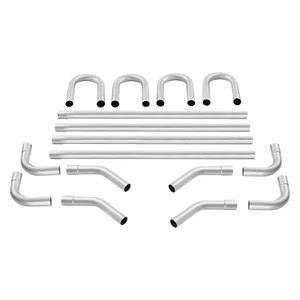 DIY Universal 16-Piece Exhaust Pipe Kit with Slip-Fit Joint - Stainless Steel, E - Picture 1 of 10
