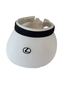 Original Lexus Tennis Visor Golf Hat Pickle Ball Spring Cap White One Size - Picture 1 of 5
