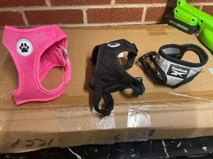 3 New size XS DOG HARNESS vest  dog collar - Picture 1 of 5