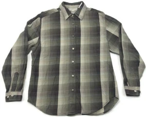 Camisa vintage Wrangler Western Wear gris a cuadros para mujer con botones mediana - Imagen 1 de 9