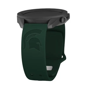 Michigan State Spartans Engraved Silicone Watch Band for Samsung Galaxy Watch - Picture 1 of 7