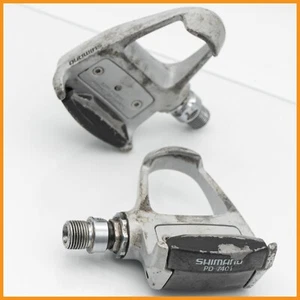 SHIMANO DURA ACE PD-7401 SPD PEDALS VINTAGE ROAD BIKE 90S BICYCLE CLIPLESS OLD - Picture 1 of 8