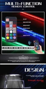 RGB LED CARGO LIGHT ROD MOUNT 98cm W/ REMOTE CONTROL  FOR CAR, CARAVAN, BOATS  - Bild 1 von 15