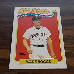 1989 Topps All Star Wade Boggs Boston Red Sox 3rd Baseman #399