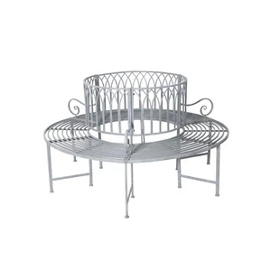 Baumbank Valentine Garden Gartenbank Rundbank Metall Nostalgie HTI-Line - Bild 1 von 1