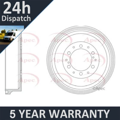 Tambor de freno trasero Purevue 2005- 2,4 D 2,5 3,0 Toyota Hilux 2005- 224310K250 Foto 1 de 2
