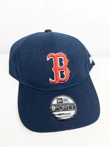 Boston Red Socks Snapback Hat 9FORTY New Era Adsjutable MLB nAVY - Picture 1 of 5