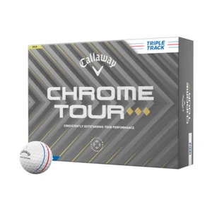 Brand New Callaway Chrome Tour Triple Diamond Triple Track Golf Balls One Dozen - Picture 1 of 5