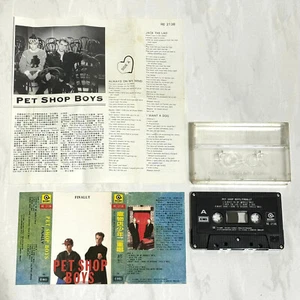 Pet Shop Boys 1987 Finally - Taiwan Edition Cassette Tape with Promo Insert - Picture 1 of 6