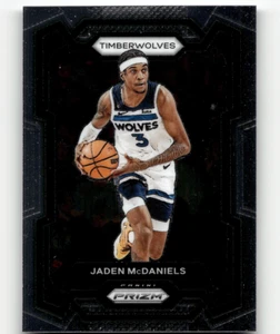 2023-24 Panini Prizm Base #238 Jaden McDaniels Minnesota Timberwolves - Picture 1 of 2