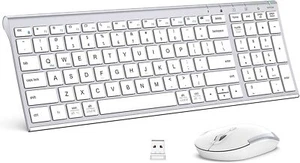 iClever GK03 Wireless Keyboard and Mouse Combo - 2.4G Portable Wireless Keyboard - Picture 1 of 8