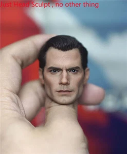 Figura de acción 1/6 Superman Henry Cavill cabeza tallada modelo hágalo usted mismo 12"" Hot Toys - Imagen 1 de 5