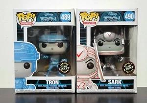 Funko POP Disney Tron Chase Set Glow #489 Tron #490 Sark - Bild 1 von 6