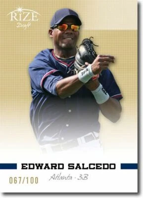 EDWARD SALCEDO 2012 Rize Rookie GOLD Paragon RC #/100 - Image 1 of 2