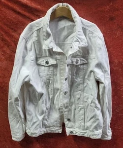 M&S Kids 12-13Yrs White Jean Jacket SB02 - Picture 1 of 4