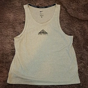 Nike Trail Womens Tank Top Medium Grey - Picture 1 of 3