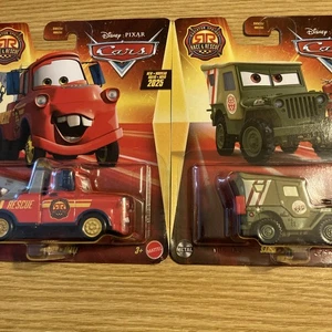 2025 DISNEY PIXAR CARS RACE & RESCUE MATER & SARGE - Picture 1 of 8