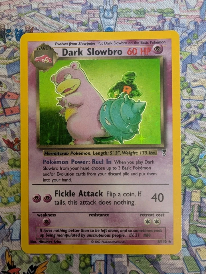Dark Slowbro 8/110 Holo Rare Legendary Collection LP Vintage WOTC - Pokemon TCG - Image 1 of 4