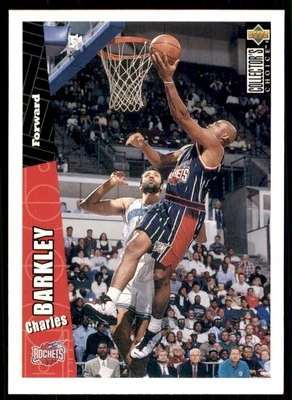 1996-97 Upper Deck Collector's Choice Charles Barkley Houston Rockets #248 - Image 1 of 2