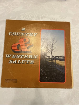 A Country & Western Salute.  Dean, Wynette, Cash Etc... 33rpm Lp - Image 1 of 3