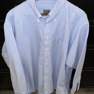 Gitman Brothers Men’s Blue Oxford Button Down Shirt XXL Pocket Made In USA - Picture 1 of 6