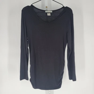 Camiseta vintage Suzie para mujer talla S manga larga cuello redondo negra lisa Foto 1 de 4