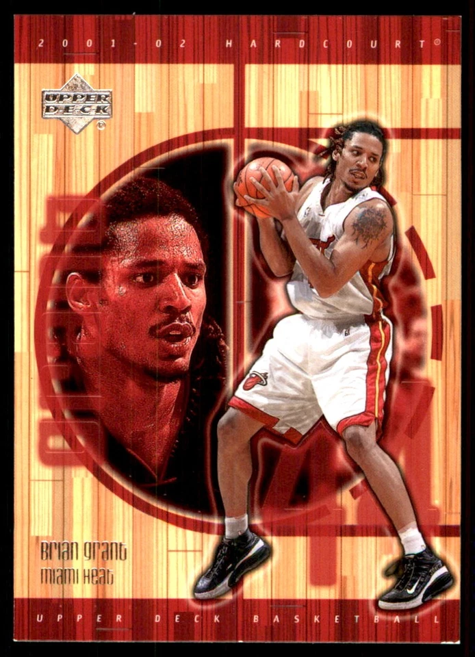 Brian Grant 2001-02 Upper Deck Hardcourt #43 Heat NBA READ FREE SHIPPING - Image 1 of 2