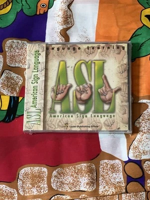 ASL Lenguaje de Señas Americano (PC CD CDROM, 1998) Publicación Láser Nuevo Precintado Foto 1 de 4