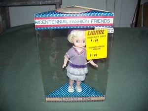 Sealed Bicentennial Fashion Friends Frontier Flapper 1925 Richard Toy Co. 8 in  - Picture 1 of 3