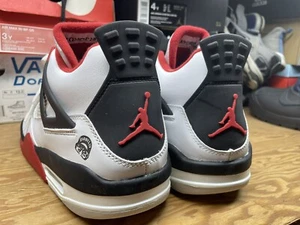 Air Jordan 4 Retro Mars 2006 IV rosso fuoco taglia 12 308497162 DS nuovo vintage OG prm - Foto 1 di 12