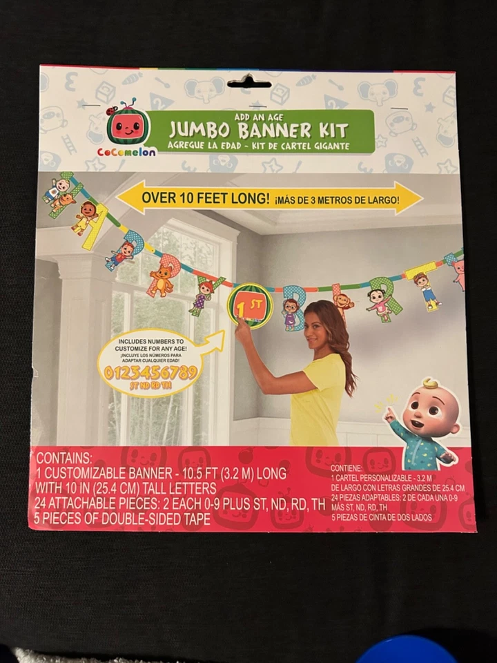 CoComelon 10ft Customizable Jumbo Happy BIrthday Banner - Image 1 of 1